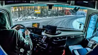 4K CABVIEW VOLVO || Переезд Норвегия🇳🇴 Швеция🇸🇪 Moving Norway Sweden