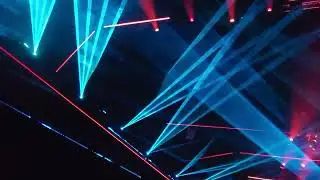 🚨 SDCC 2025: TRON Ares Laser Show Intro 🔴 | Comic-Con Exclusive