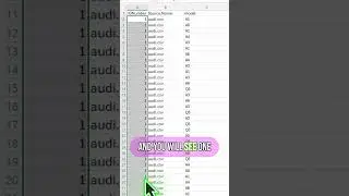 How to generate unique ID numbers in Excel #girlcode #exceltips #datascience #dataanalytics