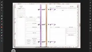 How to change the color of your planner rings using Affinity Photo