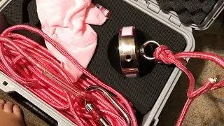 Learning to tie our magnet so we can go Magnet Fishing 🎣