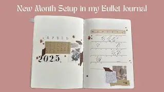 APRIL plan with me - Bullet Journal