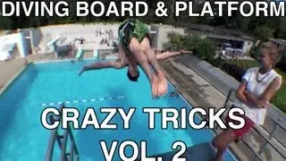 Diving Board & Platform Crazy Tricks vol 2 [ HD 60 fps ]