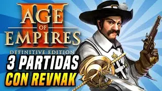 3 PARTIDAS con el MEJOR JUGADOR de AGE of EMPIRES 3