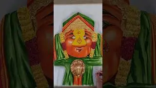 Mahurgad renuka mata painting #mahurgad #yellama  #renukamata  #painting  #art  #artist #watercolour