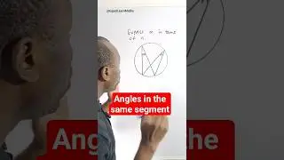 How to Identify angles in the same segment. #samesegment #circlegeometry #circles #mathswithgpad