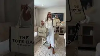 &lsquo;The Tote Bag&rsquo; by Marc Jacobs honest review, beige aesthetic, neutral style, amazon #style #review