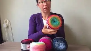 Durable colourful Glam verloopgaren