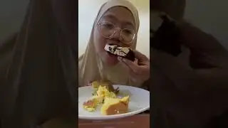 mukbang bolu meranti,brownies amanda,martabak bandung MM,ditemani kupi good day coolin #mukbang