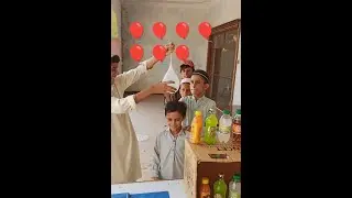 Place a Correct drink challenge | Funny balloon game | Desi Pathan balloon games | Funny bottle game