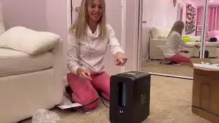 BREEZOME 6L Quiet Ultrasonic Humidifier & Oil Diffuser   60H Cool Mist for Home