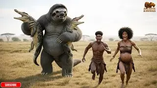 What Happens When Prehistoric Humans Encounter A Giant Sloth? | Life Million Years Ago