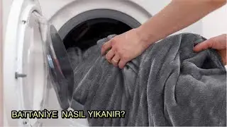 BATTANİYE EVDE YIKANIR MI ? ....  NASIL YIKANMALIDIR ? Battaniye evde nasıl temizlenir ?