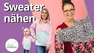 Einfachen Sweater n&auml;hen - N&auml;hanleitung Schnittmuster BUKA