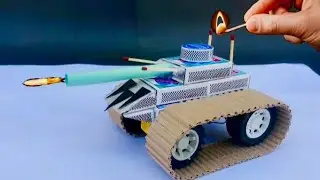 How to make matchbox toys # matchbox mini tank /matchbox crafts/matchbox toy videos