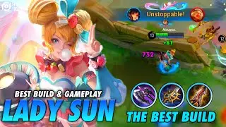 BEST BUILD AND GAMEPLAY LADY SUN | THE BEST BUILD | HONOR OF KINGS