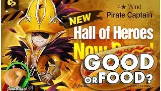 SUMMONERS WAR : Barque the Wind Pirate Captain Hall of Heroes - Good or Food?