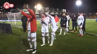 Feestvreugde na de 1-7 zege op KV Oostende