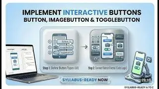 MAD Practical 5 | Implement Button, ImageButton & ToggleButton | MSBTE