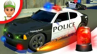 Cars Police for children. Police Car for kids. Cars crash for children. Car kids animation.