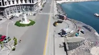 Napoli Lungo Mare Borgo Santa Lucia (lockdown covid-19)