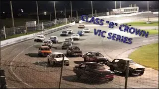 CROWN VIC B CLASS Ford Short track Oval Racing! Crazy 3 Wide Battles!
