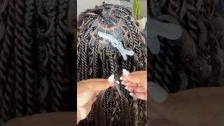 How To Add Curls to Island Twist #islandtwist #senegalesetwist #bohobraids