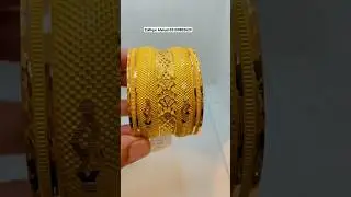 one big gold Kara design for girls #onegold922 #gold #goldjewellery