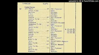 The Sounds of Long Distance pgm. 6: Calling NY State's 315 area from NYC, Summer 1977