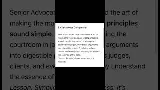 5 Communication Habits I have noticed from the Senior Advocates #must #know #thelegalsoul #habits