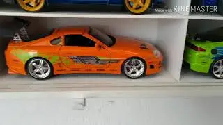 Coleção Velozes e Furiosos 1:24 JADA TOYS c/ 34 modelos