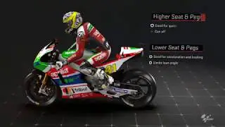 Adjusting riding position in MotoGP