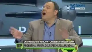 Estudio Futbol 1&ordm; Noviembre 2016 Por escritorio: Argentina hoy fuera del mundial y entra C