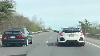 Mitsubishi Lancer Evo 3 vs Honda civic FK8R (Part1)