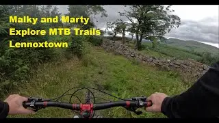 MTB Trails Near Tweaker with Malky and Marty, Lennoxtown, Glasgow.