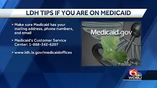 LDH: Medicaid recipients need to take action to avoid losing coverage