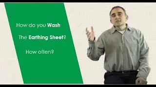 How do you wash the earthing sheet and how often?