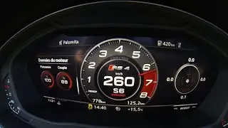 New Audi RS4 (2018) Acceleration 0-260 Top speed