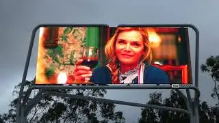 Oh What Fun Michelle Pfeiffer Disney Holidays Home Alone Billboard Sunset Blvd LA CA Dec 26, 2025