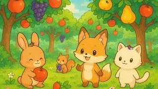 Whimsical Animals in the Fruit Forest 🍓🐝 | Lofi Hiphop & Chillhop Live