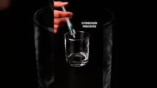 🧪 Hydrogen Peroxide + Citric Acid + Iodine = Magic? #science #short