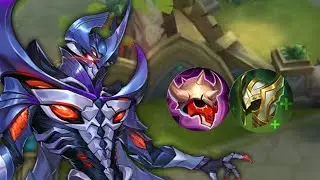 ZHASK TANK WITH CURSED HELMET AND GUARDIAN HELMET | ZHASK GAMEPLAY MOBILE LEGEND