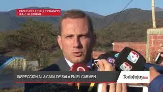 El juez Pullen Llermanos inspeccion&oacute; la casa del Dique de Sala