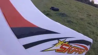 hk skipper grass take off , and 4s battery test