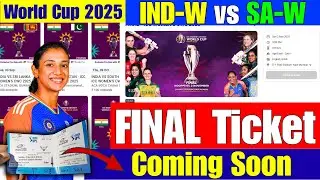 Women ODI World Cup FINAL Ticket Coming Soon.DY patil Stadium FINAL Match Ticket Open Date,Time,Rate