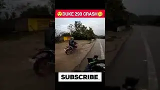 🤨duke 390 crash💔 short video// #shots #viral #shortvideo #stunt #video