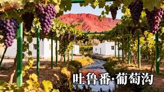 吐鲁番之旅——葡萄沟，这里唯一的5A级景区，可以深入了解当地文化传统！【行走世界的北京老刘】