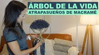 TAPIZ DE PARED: ÁRBOL DE LA VIDA | ATRAPASUEŃOS DE MACRAMÉ