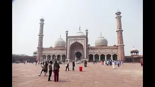Mosque Jama Masjid - Old Delhi - India 10/2019