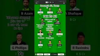 NZ vs PAK Dream11 Prediction| NZ vs PAK Dream11| PAK vs NZ Dream11 Prediction|#dream11teamtoday